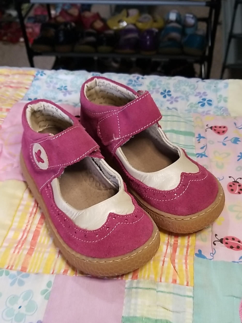 Livie & Luca Leather & Suede Mary Jane Shoes Size 11 Tootles